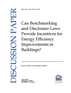 Can Benchmarking and Disclosure Laws Provide Incentives for Energy Efficiency Improvements in Buildings?