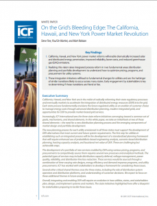 On the Grid’s Bleeding Edge: The California, Hawaii, and New York Power Market Revolution