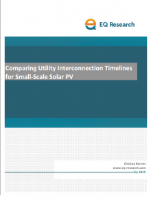 Comparing Utility Interconnection Timelines for Small-Scale Solar PV
