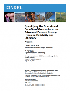 Quantifying the Operational Benefits of Conventional and Advanced Pumped Storage Hydro on Reliability and Efficiency