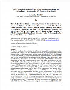 100% Clean and Renewable Wind, Water, and Sunlight (WWS) AllSector Energy Roadmaps for 139 Countries of the World
