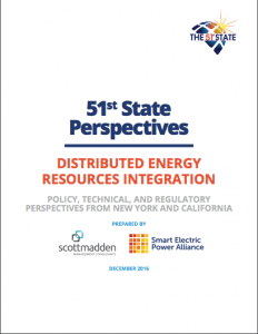 51st State Perspectives. Distributed Energy Resources Integration.