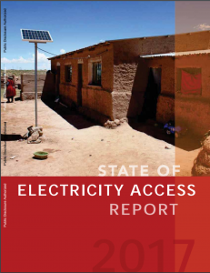 State of Electricity Access Report 2017