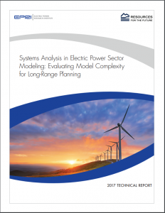 Systems Analysis in Electric Power Sector Modeling: Evaluating Model Complexity for Long-Range Planning