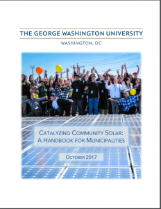 Catalyzing Community Solar: A Handbook for Municipalities