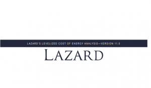 Levelized Cost of Energy 2017