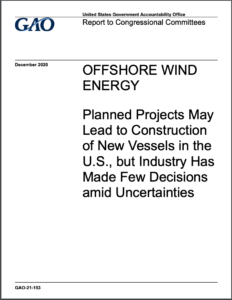 Offshore Wind Energy: Planned Projects May Lead to Construction of New Vessels in the U.S., but Industry Has Made Few Decisions amid Uncertainties