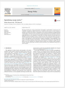 Spatializing energy justice