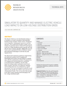 Simulator to Quantify and Manage Electric Vehicle Load Impacts on Low-voltage Distribution Grids