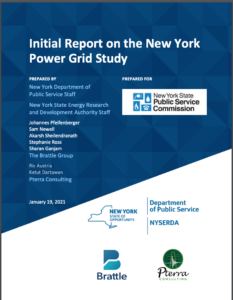 Initial Report on the New York Power Grid Study