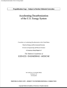 Accelerating Decarbonization of the U.S. Energy System