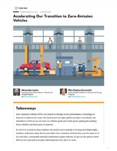 Accelerating Our Transition to Zero-Emission Vehicles