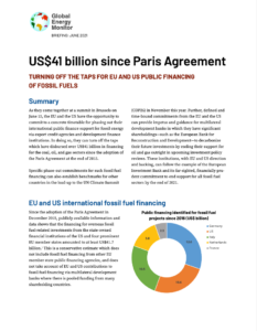US$41 billion since Paris Agreement
