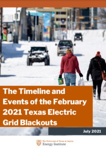 The Timeline and Events of the February 2021 Texas Electric Grid Blackouts
