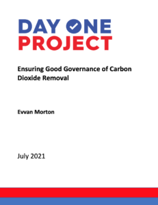 Ensuring Good Governance of Carbon Dioxide Removal
