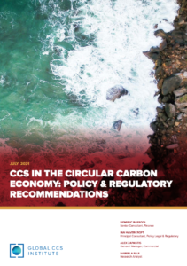 CCS in the Circular Carbon Economy: Policy & Regulatory Recommendations