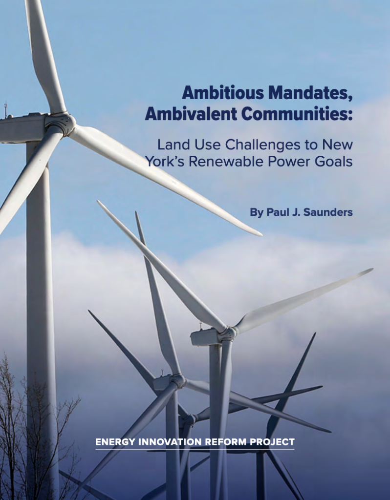 Ambitious Mandates, Ambivalent Communities Land Use Challenges to New York’s Renewable Power