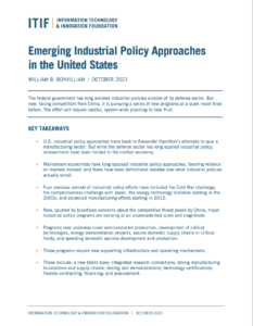Emerging Industrial Policy Approaches in the United States