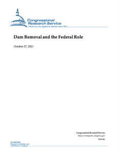 Dam Removal and the Federal Role