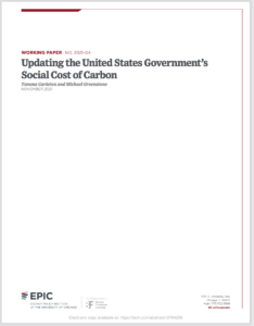 Updating the United States Government's Social Cost of Carbon