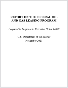 Report on the Federal Oil and Gas Leasing Program