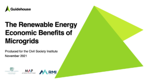 The Renewable Energy Economic Benefits of Microgrids