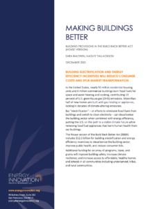 Making Buildings Better: Building Electrification Provisions In The Build Back Better Act
