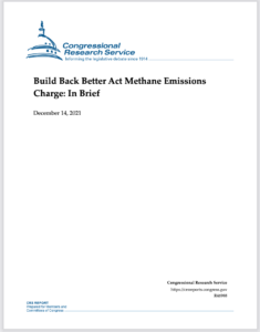 Build Back Better Act Methane Emissions Charge: In Brief