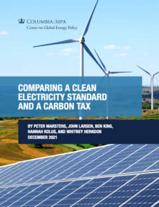 Comparing a Clean Electricity Standard and a Carbon Tax