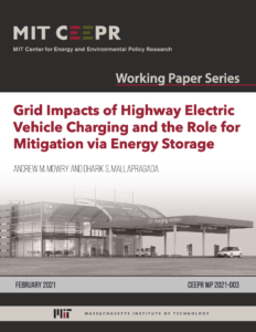 Grid Impacts of Highway Electric Vehicle Charging and the Role for Mitigation via Energy Storage