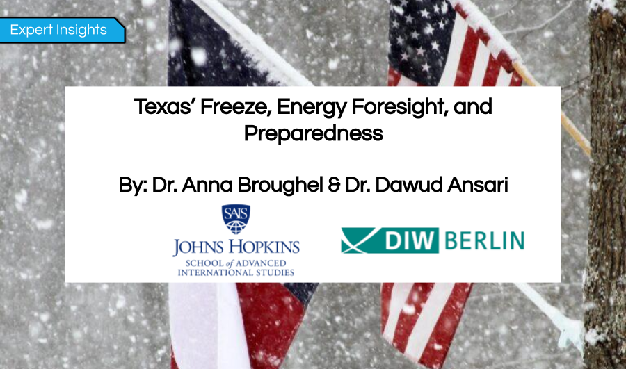 Texas’ Freeze, Energy Foresight, and Preparedness