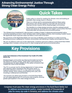 Advancing Environmental Justice Through Strong Clean Energy Policy