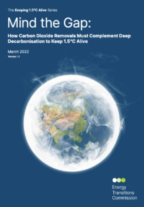 Mind the Gap: How Carbon Dioxide Removals Must Complement Deep Decarbonization to Keep 1.5°C Alive