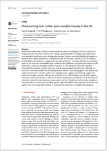 Characterizing Local Rooftop Solar Adoption Inequity in the US