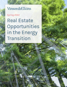 Real Estate Opportunities in the Energy Transition