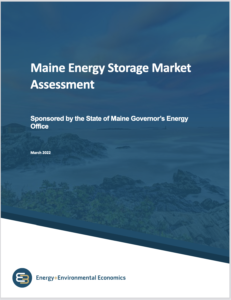 Maine Energy Storage Market Assessment