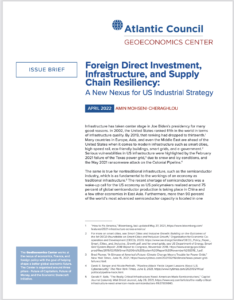 Foreign Direct Investment, Infrastructure, and Supply Chain Resiliency: A New Nexus for US Industrial Strategy