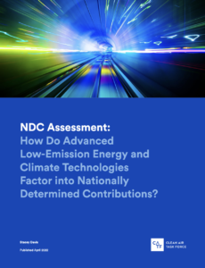 NDC Assessment: How Do Advanced Low-Emission Energy and Climate Technologies Factor into Nationally Determined Contributions?