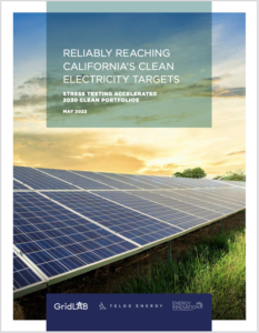 Reliably Reaching California’s Clean Electricity Targets