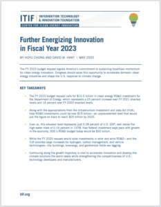 Further Energizing Innovation in Fiscal Year 2023