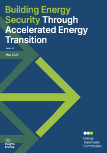 Building Energy Security Through Accelerated Energy Transition