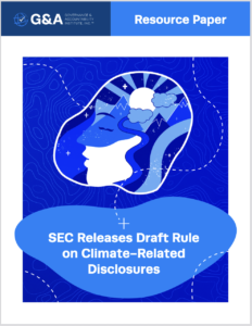 SEC Releases Draft Rule on Climate-Related Disclosures