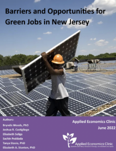 Barriers and Opportunities for Green Jobs in New Jersey