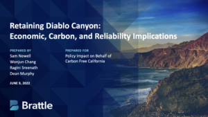 Retaining Diablo Canyon: Economic, Carbon, and Reliability Implications