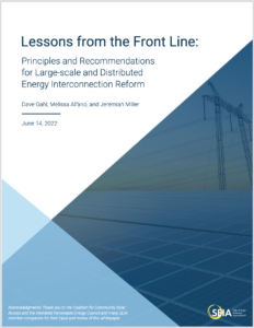 Lessons from the Front Line: Principles and Recommendations for Large-scale and Distributed Energy Interconnection Reform
