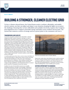 Building a Stronger, Cleaner Electric Grid