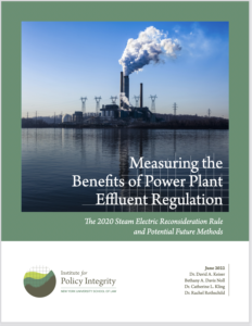 Measuring the Benefits of Power Plant Effluent Regulation