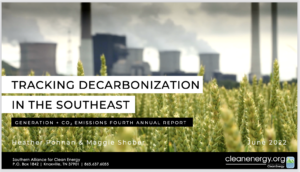Tracking Decarbonization in the Southeast