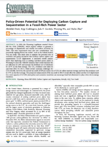 Policy-Driven Potential for Deploying Carbon Capture and Sequestration in a Fossil-Rich Power Sector