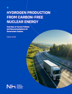 Hydrogen Production from Carbon-Free Nuclear Energy